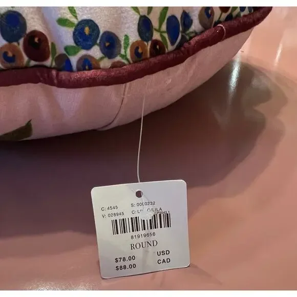 Anthropologie Nathalie Lete Embroidered Velvet Pillow - Picture 6 of 6